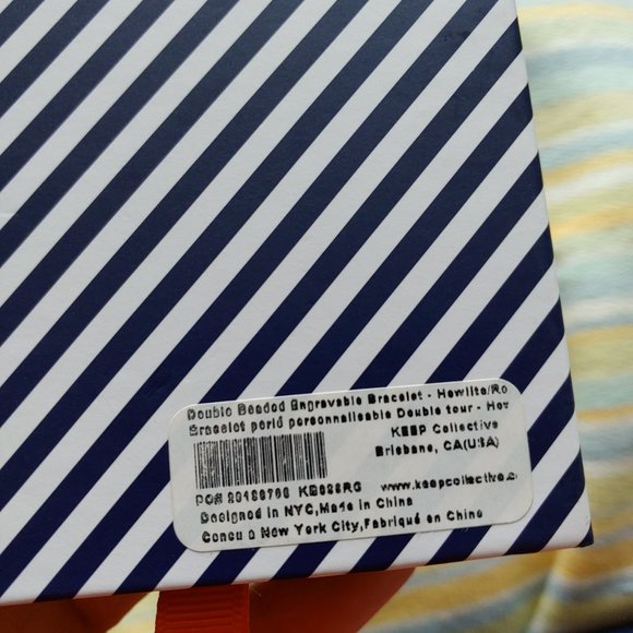 ⭐ KEEP Collective Double Beaded Engraved (Grateful) Bracelet - Picture 5 of 6